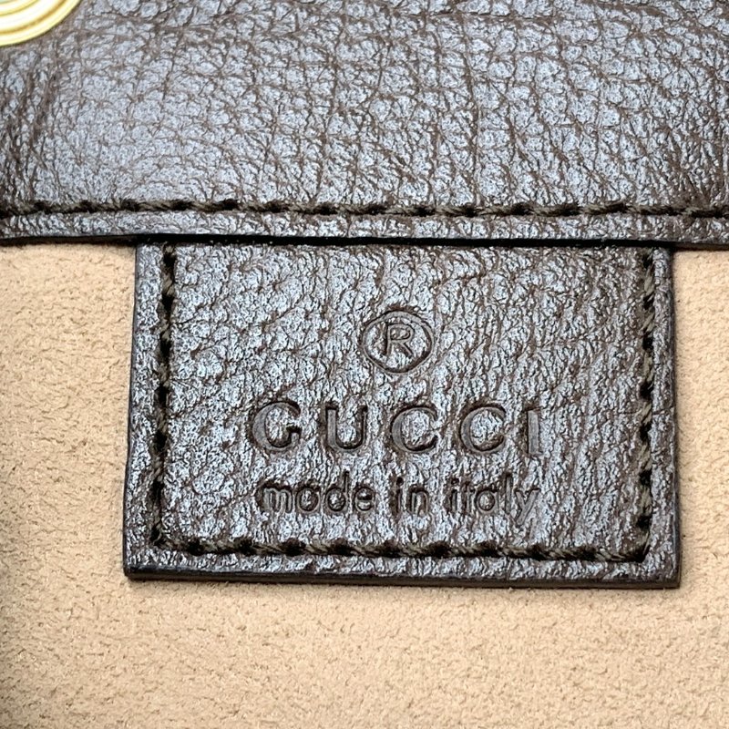 GUCCI 老花迷你水桶包-7