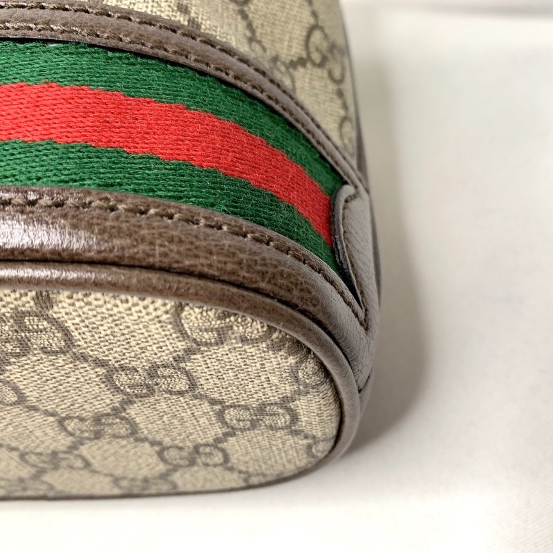 GUCCI 老花迷你水桶包-10