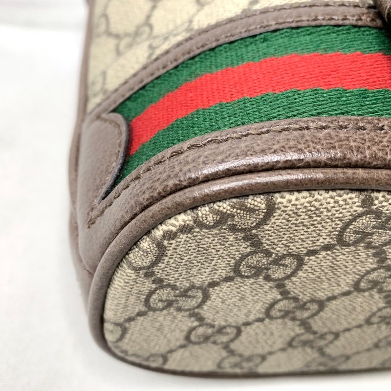 GUCCI 老花迷你水桶包-11