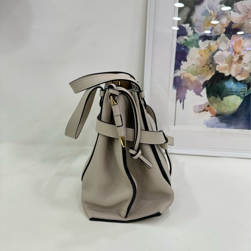 Loewe羅意威 Gate米灰色 tote托特包 帶肩帶 99新近閒置 底長30cm-4
