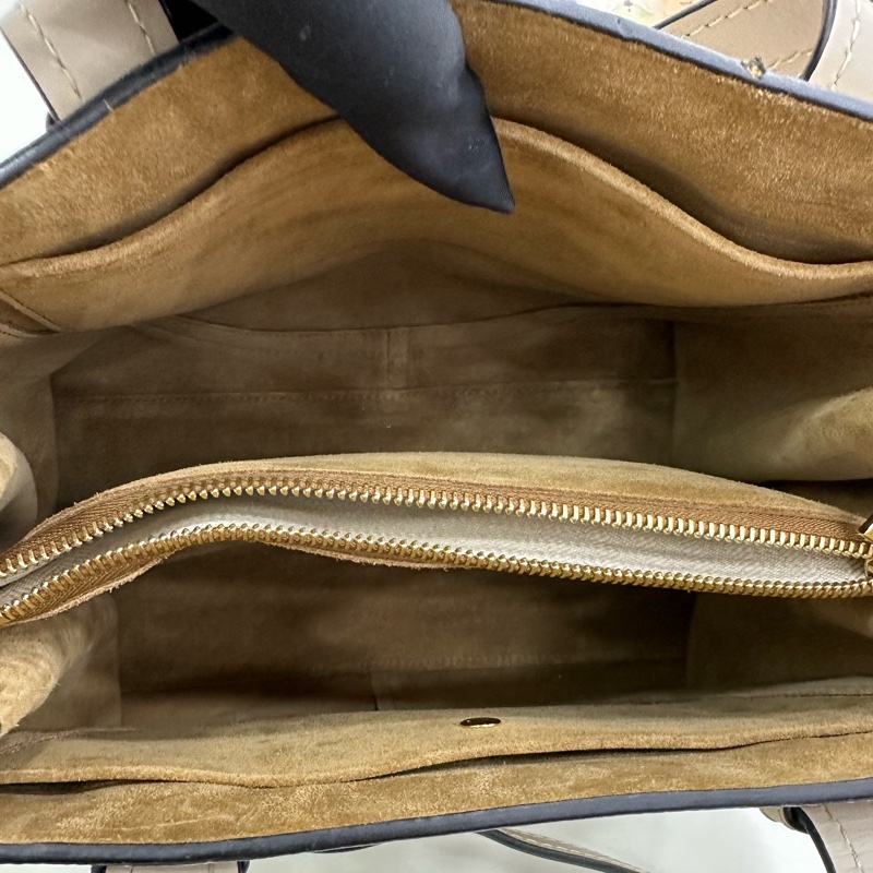 Loewe羅意威 Gate米灰色 tote托特包 帶肩帶 99新近閒置 底長30cm-9