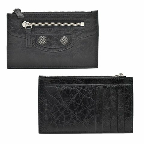 【門市全新現貨】BALENCIAGA巴黎世家  Le Cagole 經典鉚釘皮革零錢包 卡夾(附原廠紙盒、防塵袋)