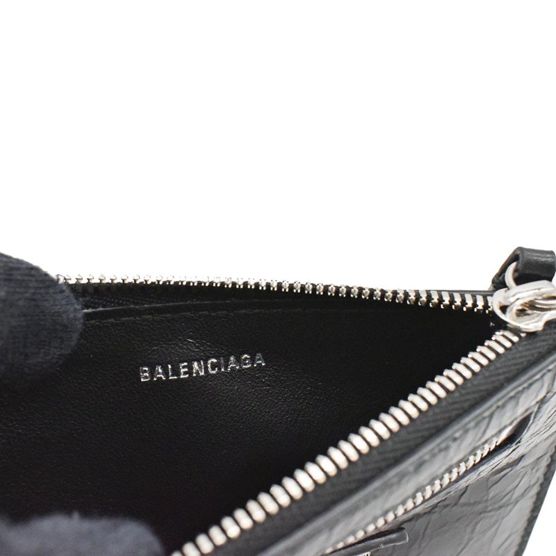 【門市全新現貨】BALENCIAGA巴黎世家 Le Cagole 經典鉚釘皮革零錢包 卡夾(附原廠紙盒、防塵袋)-3