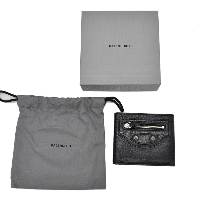 【門市全新現貨】BALENCIAGA巴黎世家 Le Cagole 皮革對開八卡短夾 (附原廠紙盒、防塵袋)-2