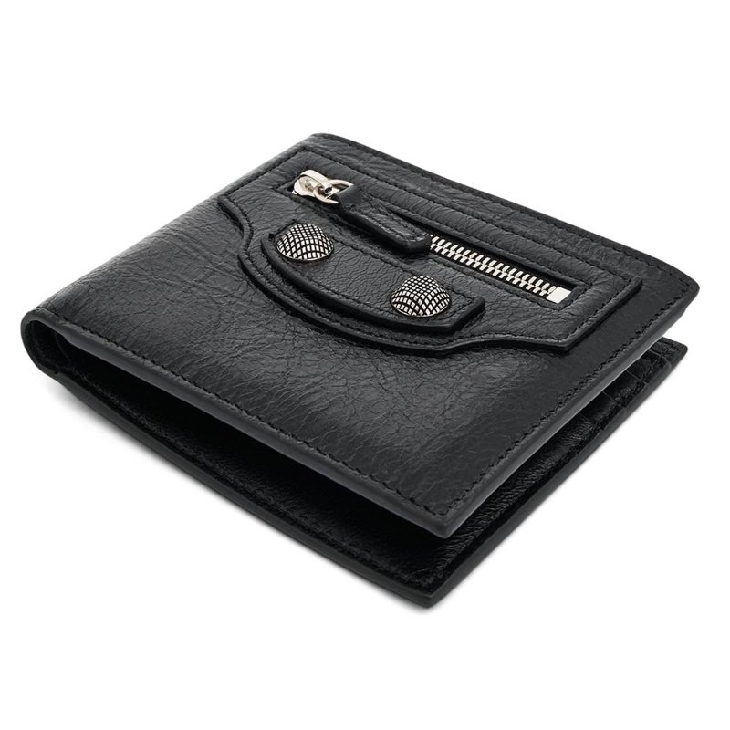 【門市全新現貨】BALENCIAGA巴黎世家 Le Cagole 皮革對開八卡短夾 (附原廠紙盒、防塵袋)-3