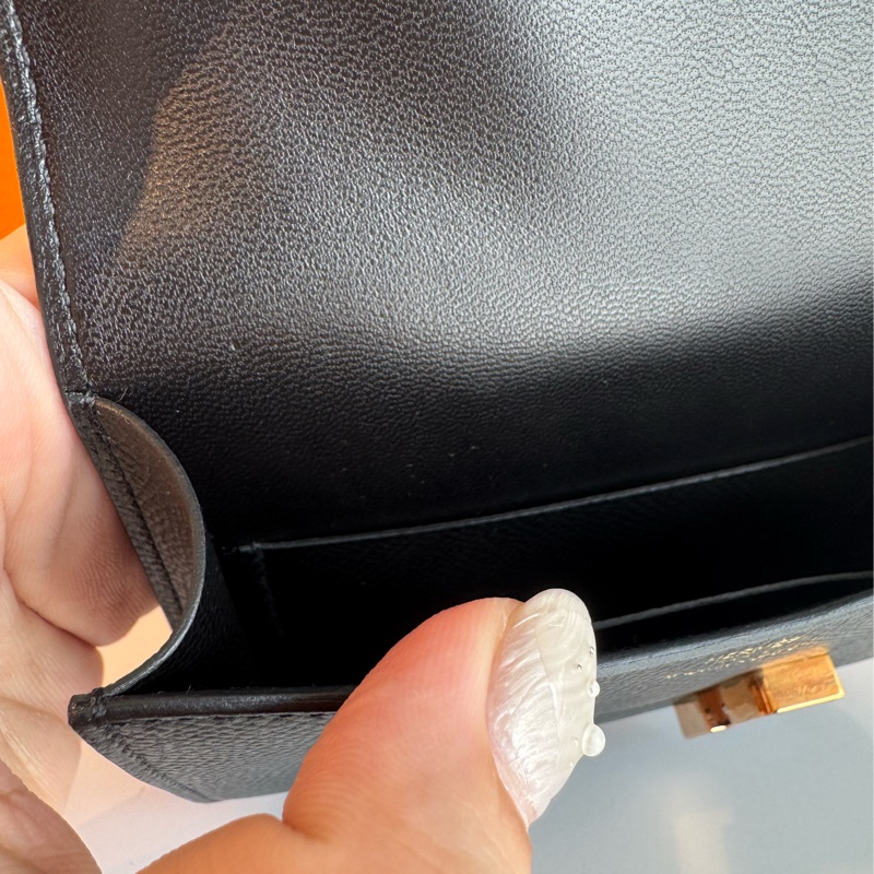 Hermes黑/玫瑰金H康康mini小包-19