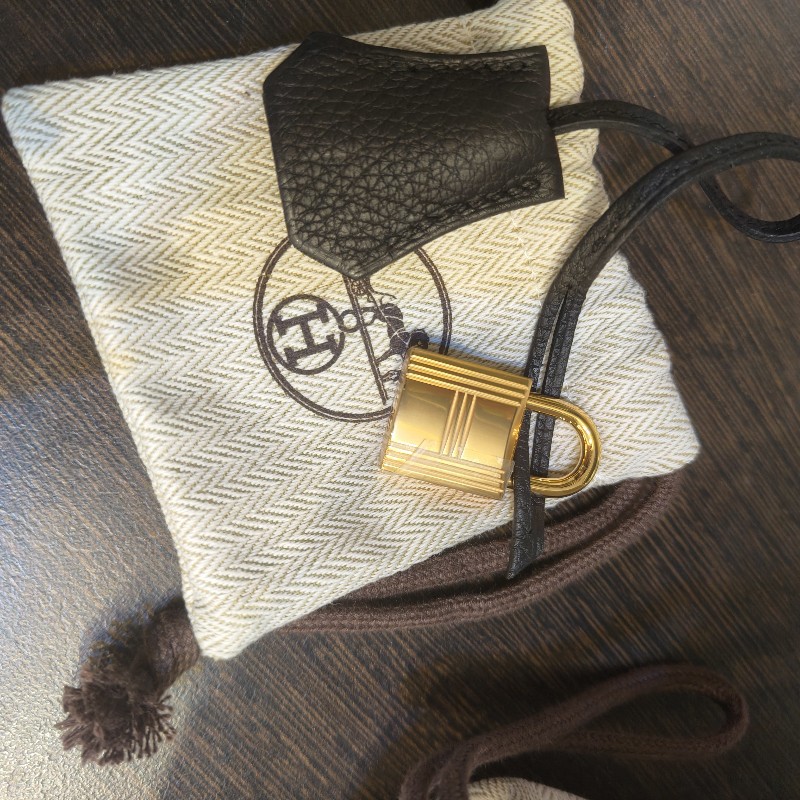 愛馬仕 柏金包birkin25 黑色89 金扣 W刻-2