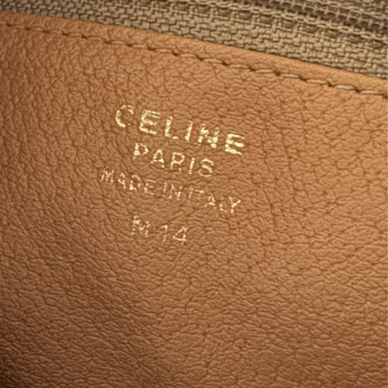 中古包 Vintage Celine 棕花飯盒包-13