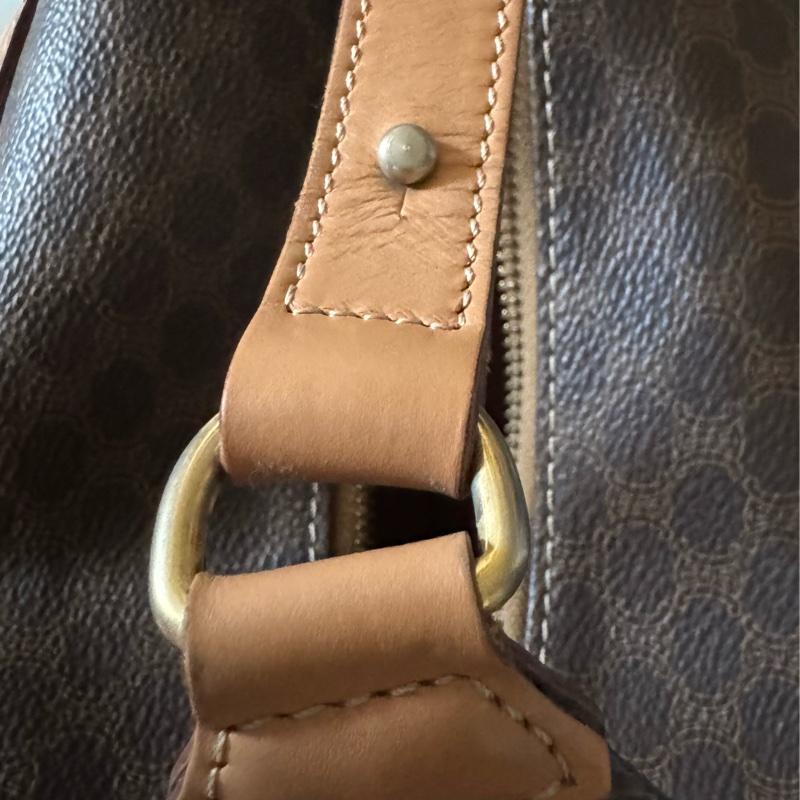 中古包 Vintage Celine 棕花飯盒包-19
