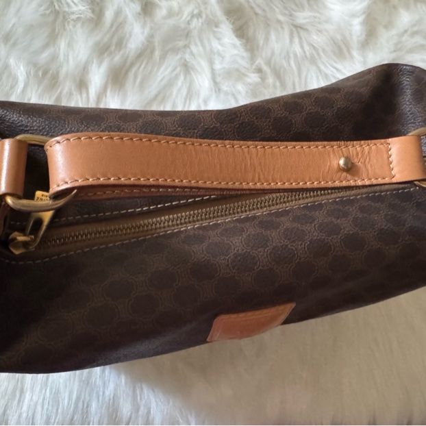中古包 Vintage Celine 棕花飯盒包-21