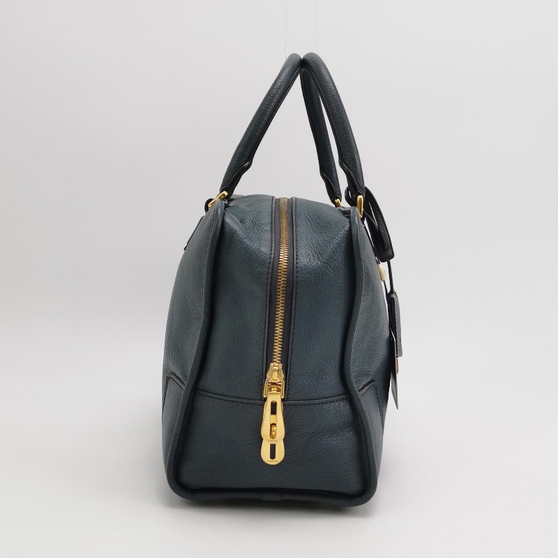 Loewe Amazona大號羊皮純色加固邊角手提包-3