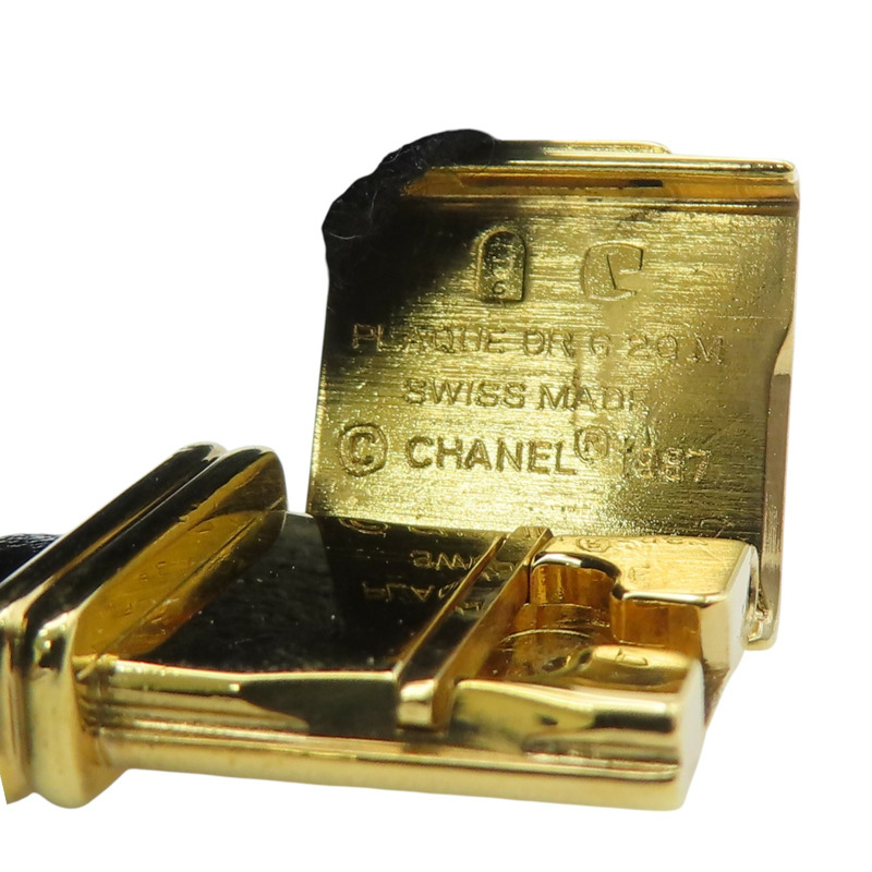 黑色錶盤 皮革鍊帶 Premiere S 腕錶 H0001【Chanel 香奈兒】 H0001-9