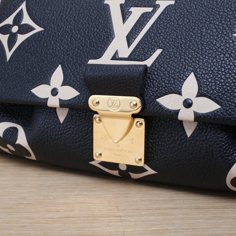 LOUIS VUITTON Favorite鏈條雲朵包黑色牛皮晶片肩背包-2