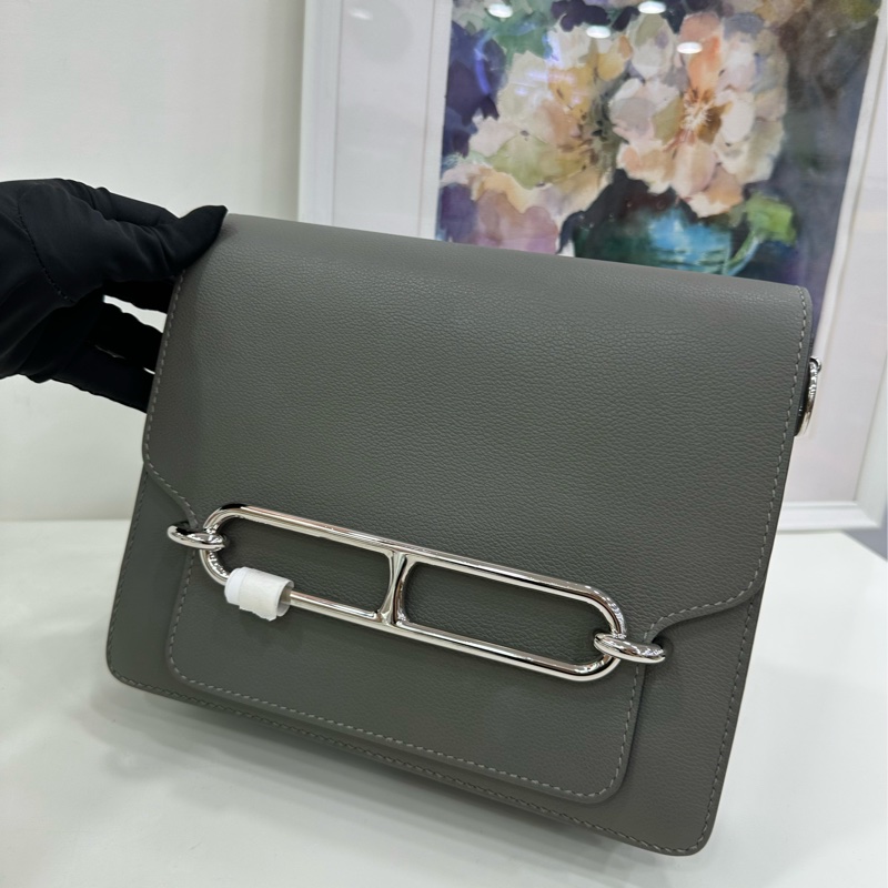 Hermes/愛馬仕 Roulis23豬鼻子 0L積雨雲銀扣 z刻 2022年購證-6