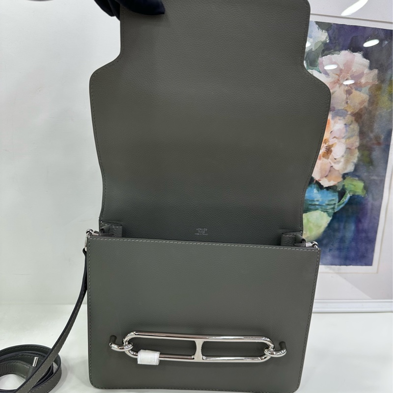Hermes/愛馬仕 Roulis23豬鼻子 0L積雨雲銀扣 z刻 2022年購證-8