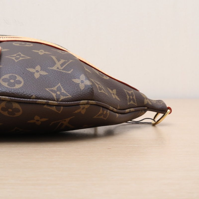LOUIS VUITTON 老花PVC晶片Highrisebumbag腰包配可拆卸肩帶肩背包-3