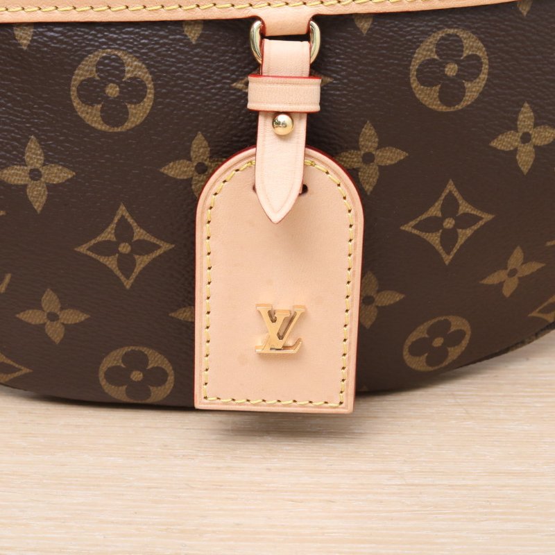 LOUIS VUITTON 老花PVC晶片Highrisebumbag腰包配可拆卸肩帶肩背包-4