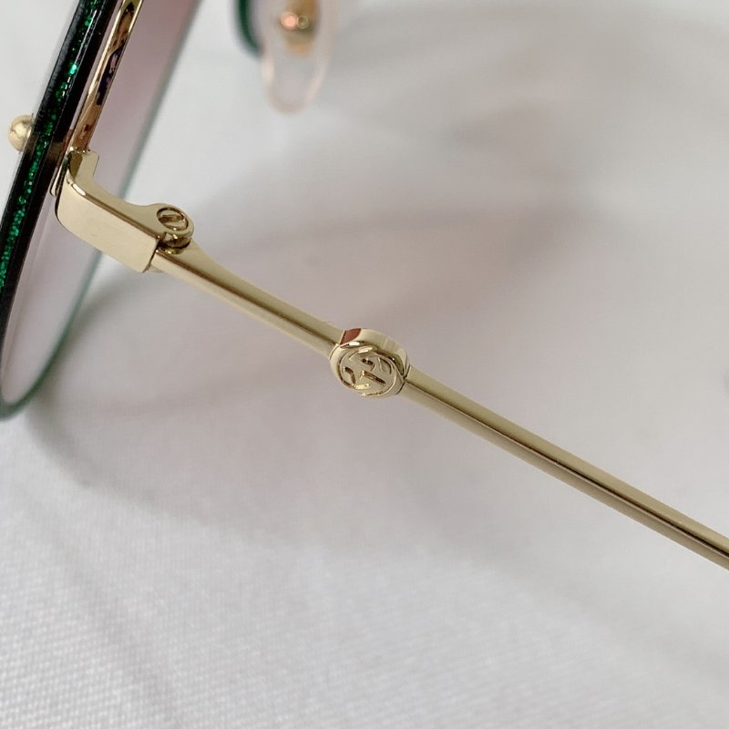 GUCCI 飛行員金屬鏡框太陽眼鏡-5