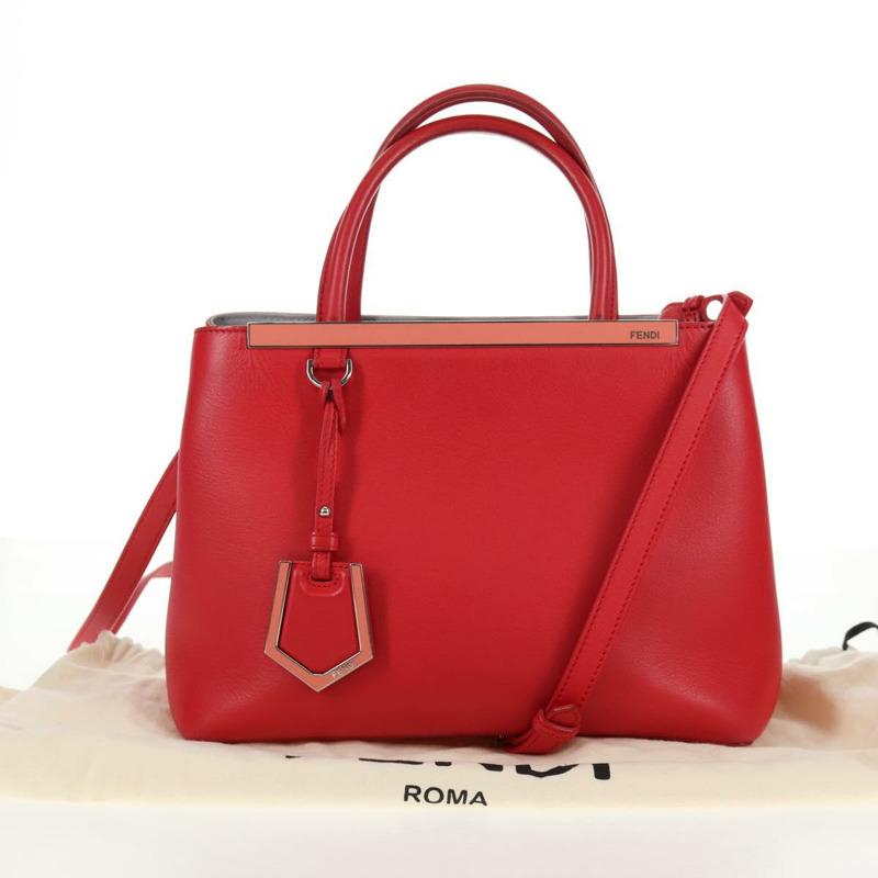 【日本直送】FENDI Petite To Jules 手提包 皮革 2 款可選 紅色 銀色 正品 141158V-11