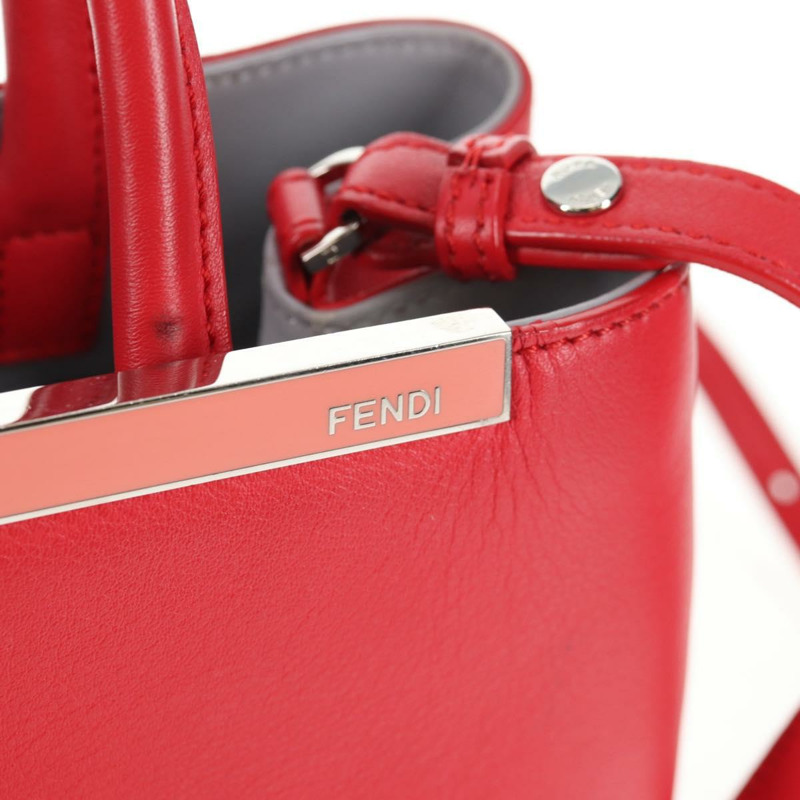 【日本直送】FENDI Petite To Jules 手提包 皮革 2 款可選 紅色 銀色 正品 141158V-23