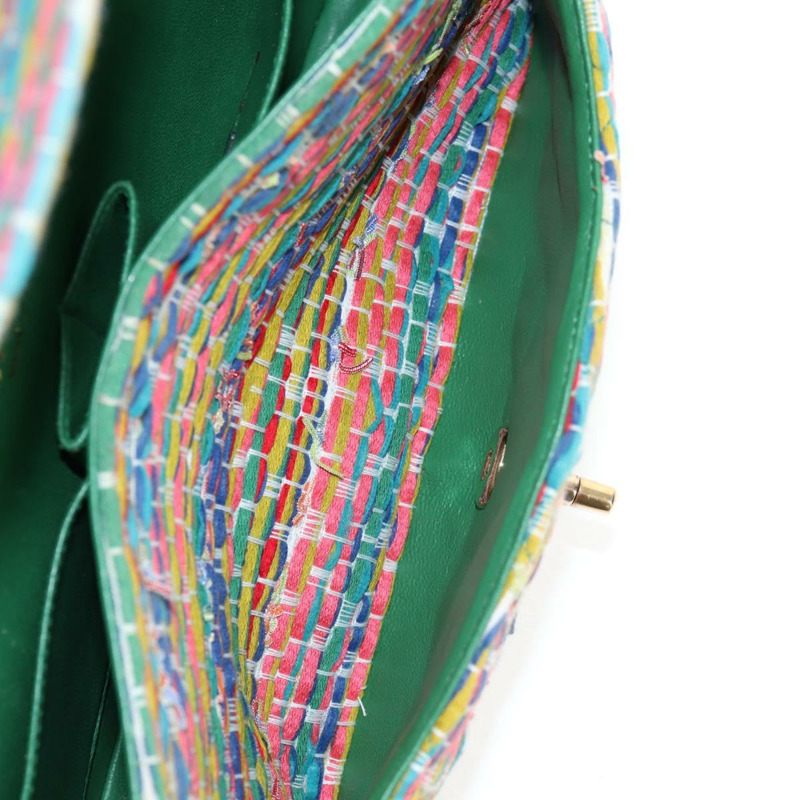 【日本直送】香奈兒雙蓋絎縫25鏈條包，斜紋軟呢布料，多色金色雙C標誌，貨號142314M-26