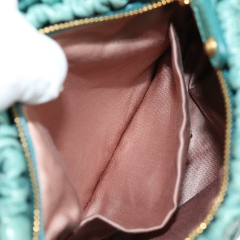 【日本直送】Miu Miu 肩背包 皮革 綠金色 正品 143786V-22