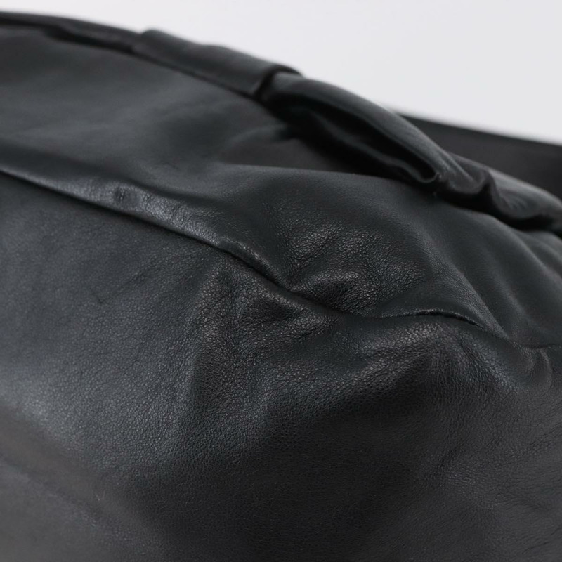 【日本直送】PRADA 手提包 皮革 黑金色 正品 135316V-7