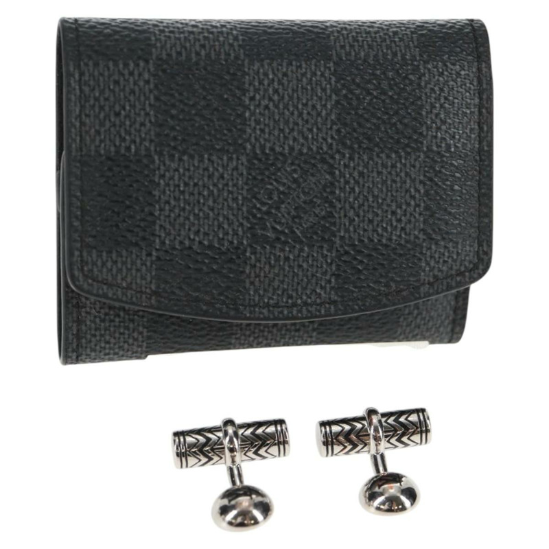 【日本直送】路易威登 Damier Graphite 袖口包 袖扣 M66948 LV 授權 143486V-0