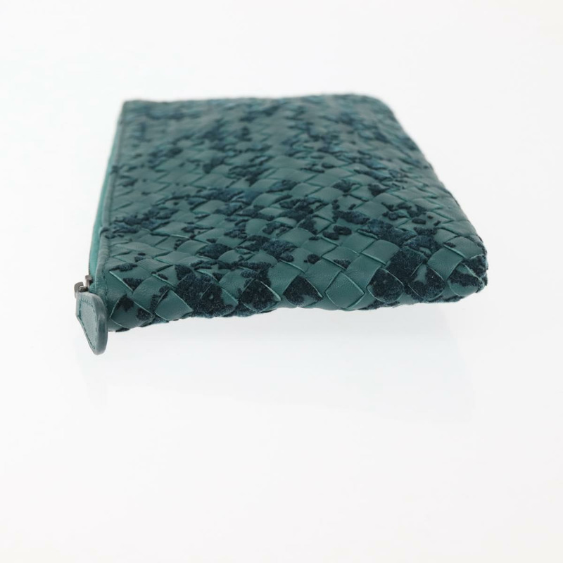 【日本直送】BOTTEGA VENETA INTRECCIATO 手拿包 皮革 綠色 正品 144445V-3