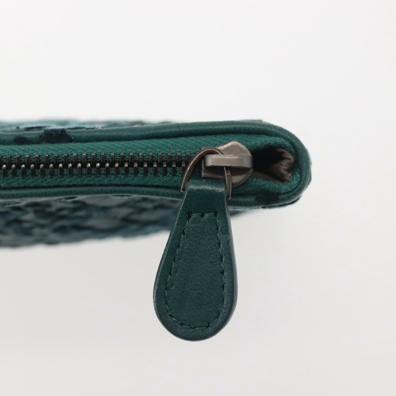 【日本直送】BOTTEGA VENETA INTRECCIATO 手拿包 皮革 綠色 正品 144445V-7