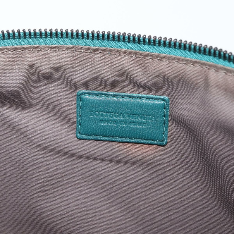 【日本直送】BOTTEGA VENETA INTRECCIATO 手拿包 皮革 綠色 正品 144445V-8