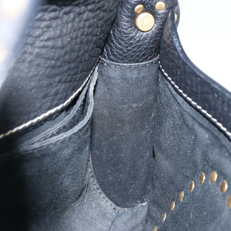 【日本直送】CELINE 鉚釘肩背包 皮革 黑金色 正品 144475V-18