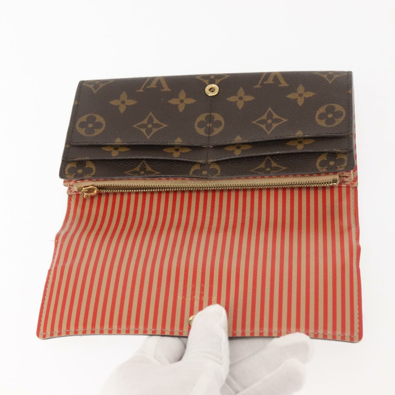 【日本直送】路易威登 Monogram Trunk Portefeuille Sarah 長版皮夾 M60415 正品 144804-8