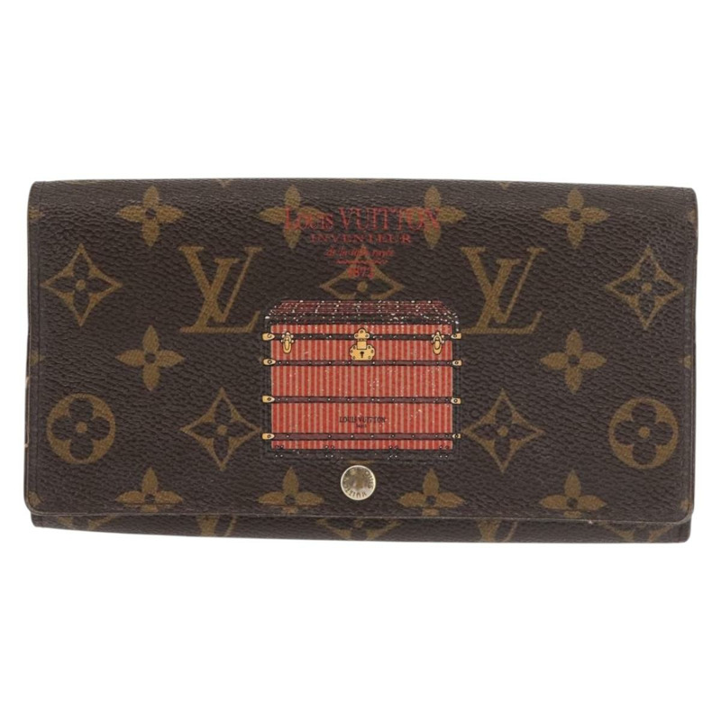 【日本直送】路易威登 Monogram Trunk Portefeuille Sarah 長版皮夾 M60415 正品 144804-12
