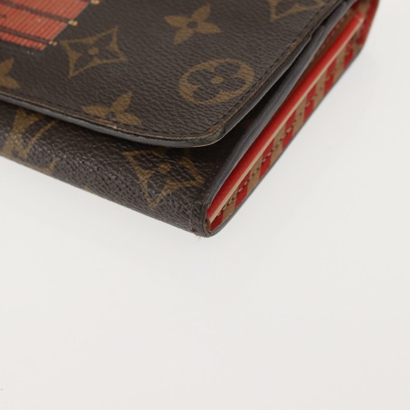 【日本直送】路易威登 Monogram Trunk Portefeuille Sarah 長版皮夾 M60415 正品 144804-13