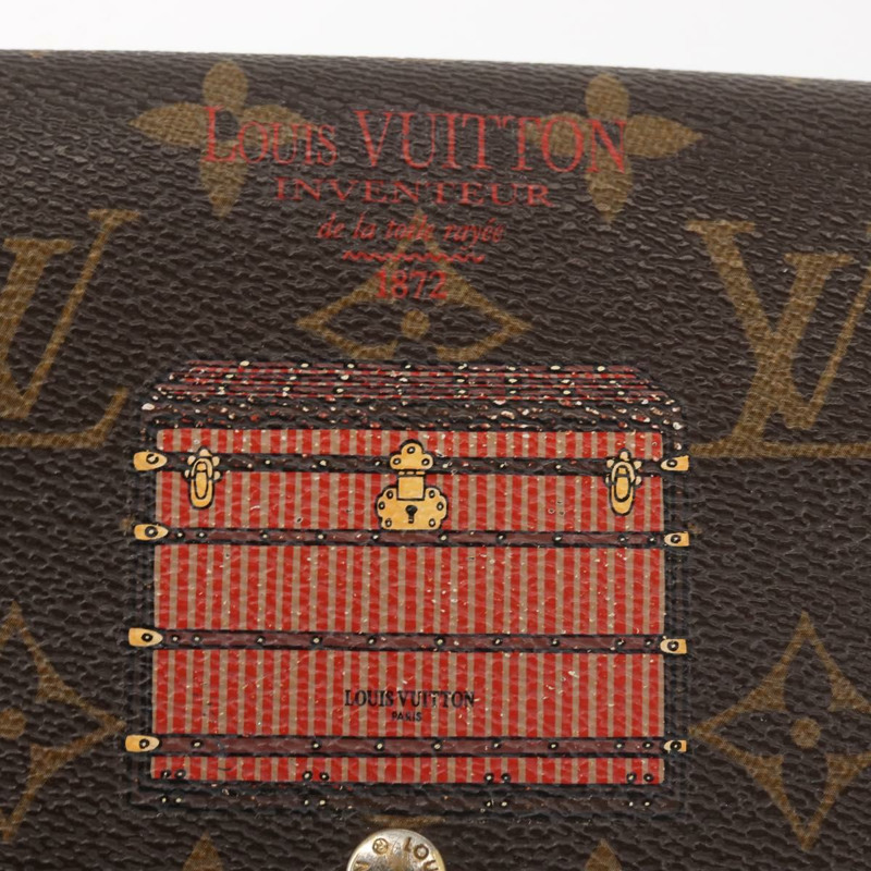 【日本直送】路易威登 Monogram Trunk Portefeuille Sarah 長版皮夾 M60415 正品 144804-16