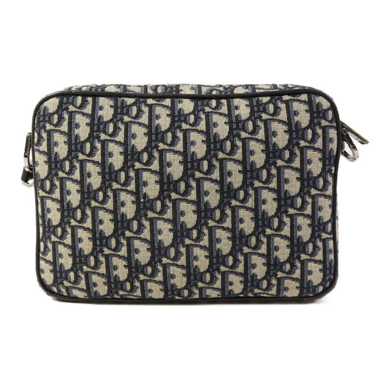 Dior 帆布Shoulder Bag銀扣肩背袋-1
