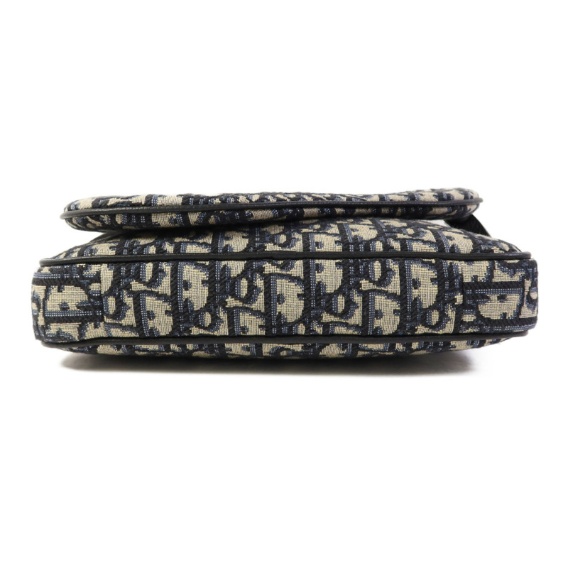 Dior 帆布Shoulder Bag銀扣肩背袋-3