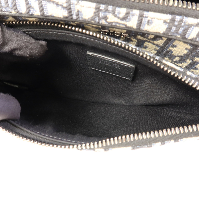Dior 帆布Shoulder Bag銀扣肩背袋-10