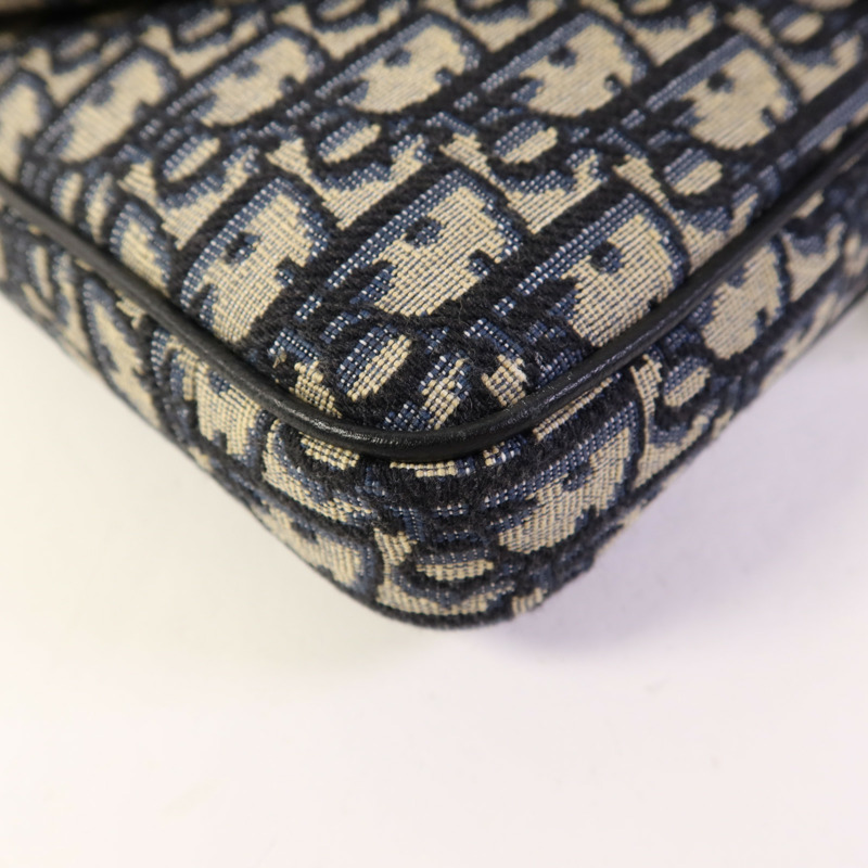 Dior 帆布Shoulder Bag銀扣肩背袋-14