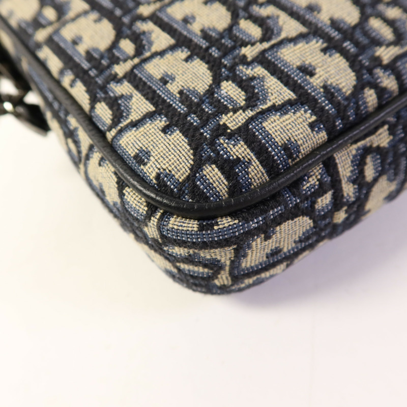 Dior 帆布Shoulder Bag銀扣肩背袋-17