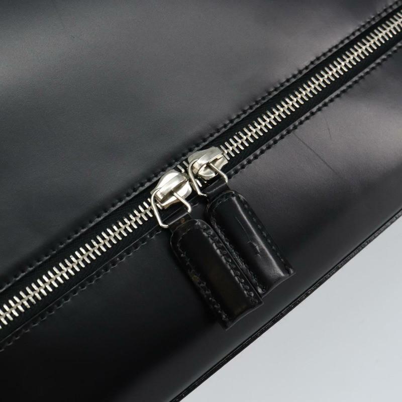 【日本直送】Salvatore Ferragamo Gancini 手提包 皮革 黑色 銀色 正品 143654V-8