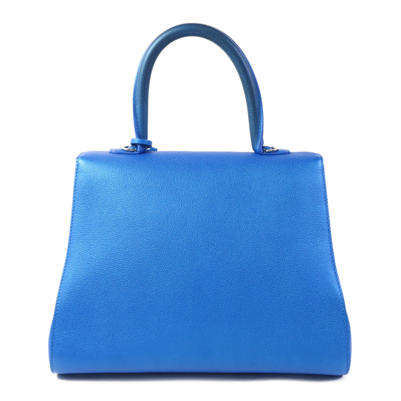 Delvaux 牛皮皮革Brillant MM銀扣手挽肩背兩用袋-1