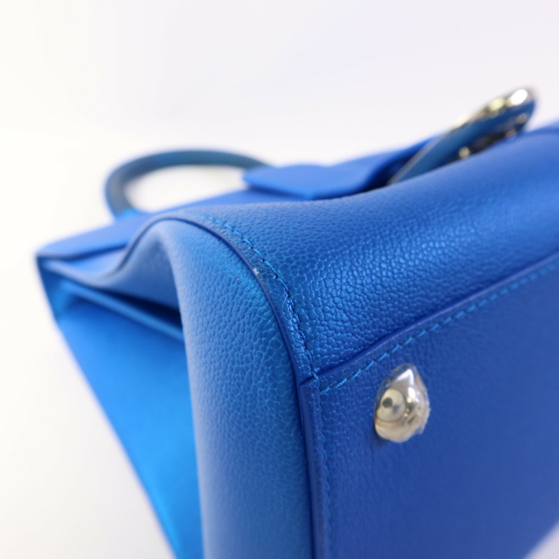 Delvaux 牛皮皮革Brillant MM銀扣手挽肩背兩用袋-12