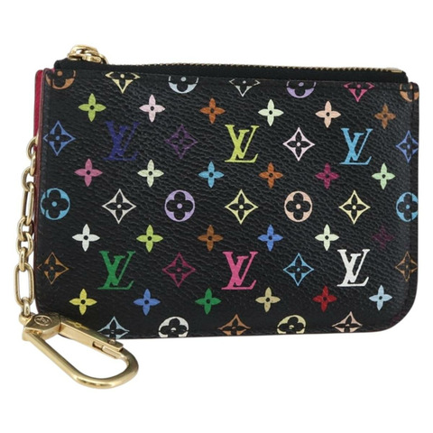 路易威登多色 Pochette Cles NM 零錢包 黑色 M60279 正品 145060V