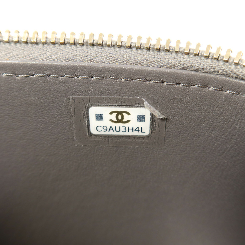 CHANEL 羊皮皮革Vanity Case金扣手挽肩背兩用袋-7