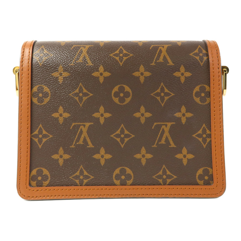 LOUIS VUITTON Monogram Reverse Mini Dauphine金扣肩背袋-1
