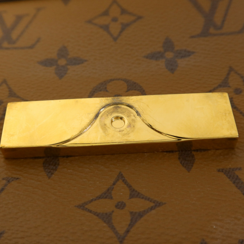LOUIS VUITTON Monogram Reverse Mini Dauphine金扣肩背袋-9