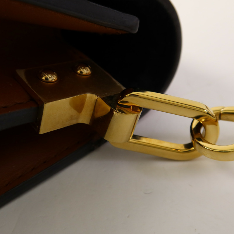 LOUIS VUITTON Monogram Reverse Mini Dauphine金扣肩背袋-12