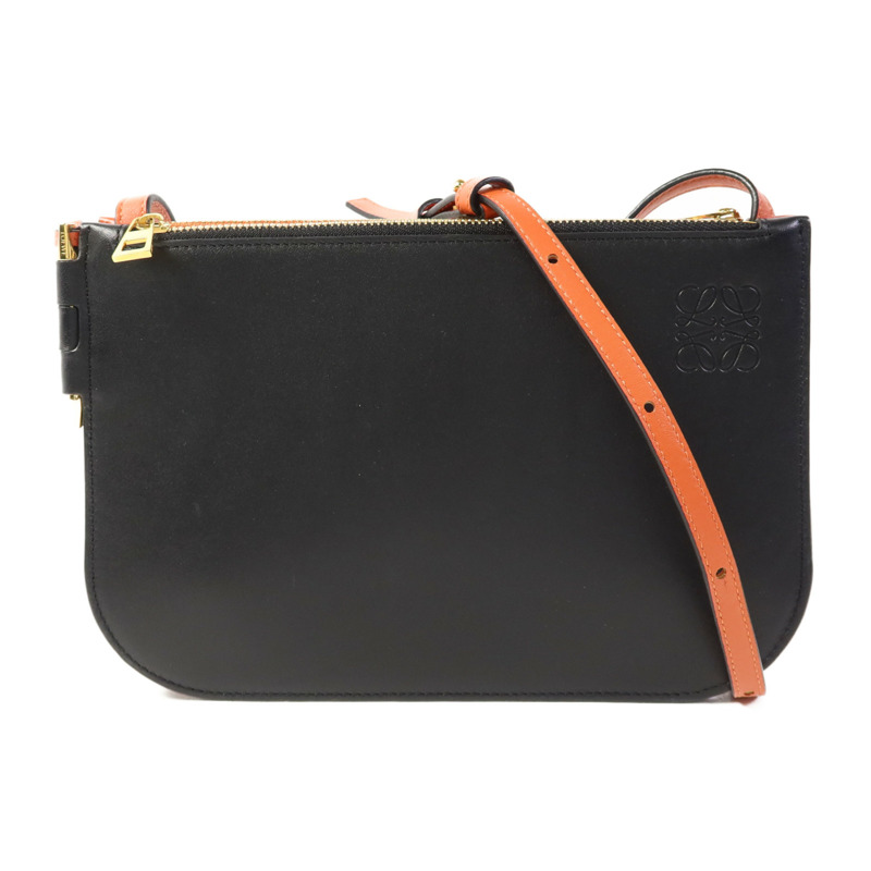LOEWE 牛皮皮革Gate Double金扣肩背袋-0